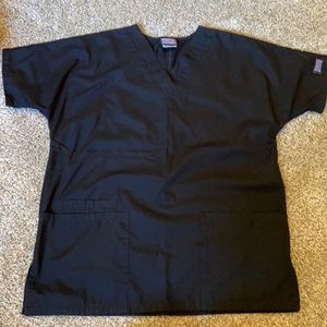 Cherokee workwear black scrub top